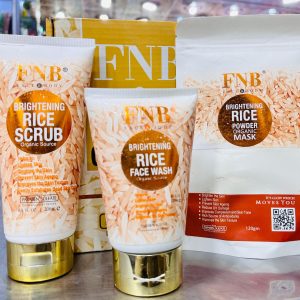 Fnb Rice [3 In 1] Whitening Brightening Glow Kit | Home Facial For Best Skin For Girls And Women