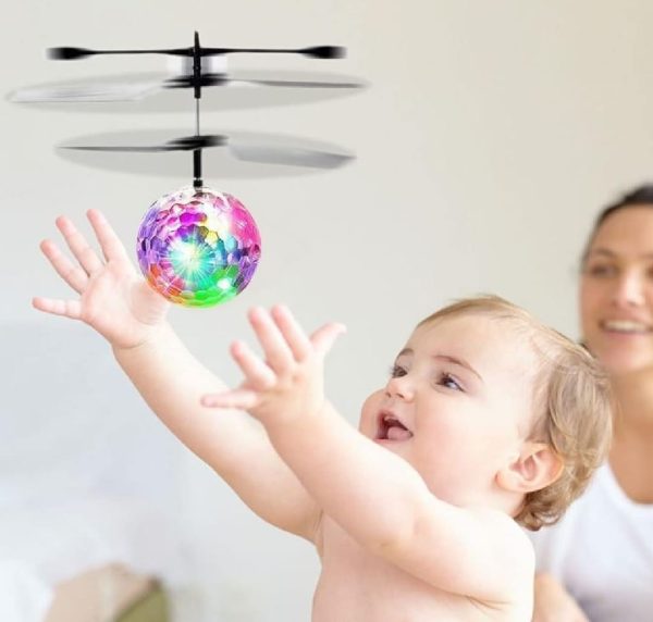 Hand Control Flying Ball With Motion Sensors, 3d Lights, Gravity Sensor, Multi Infrared Induction Rc Led Light Helicopter Toy, Usb Rechargeable Crystal Ball - Image 4